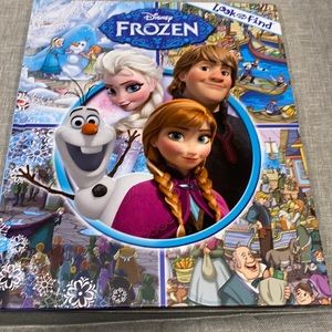 Disney Frozen look and find book